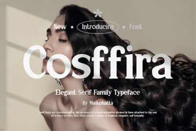 Cosffira - Elegant Serif Family Font