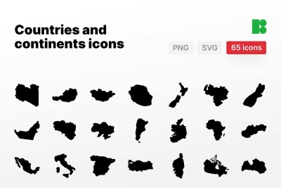 Countries and continents