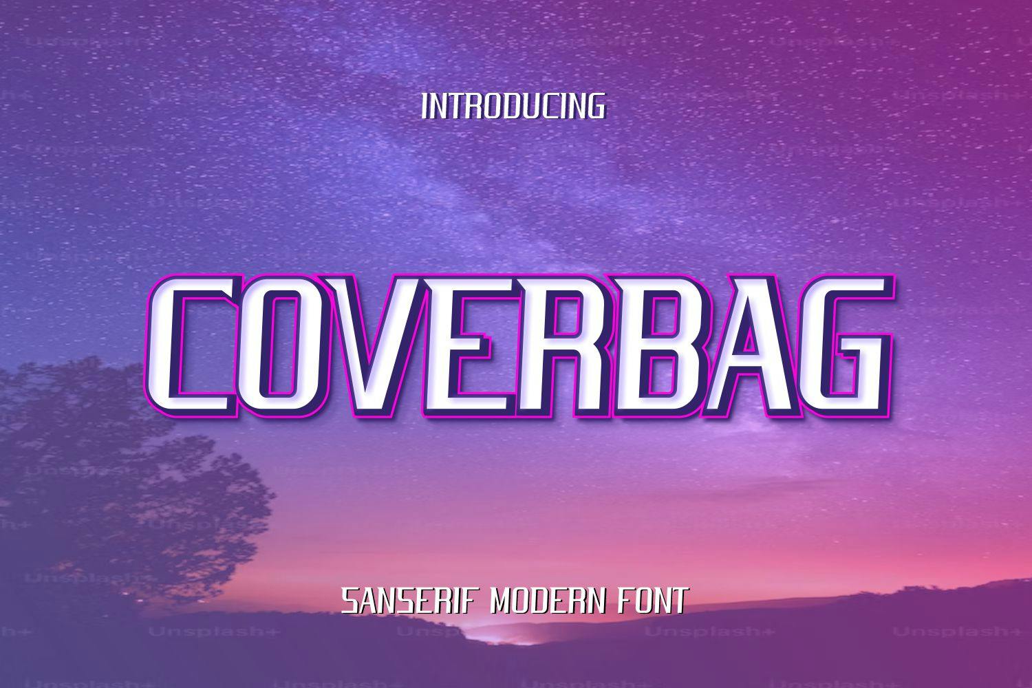 Coverbag Font Serif