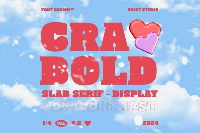 Crabold - Slab Serif Display Font