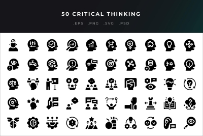 Critical Thinking Icons
