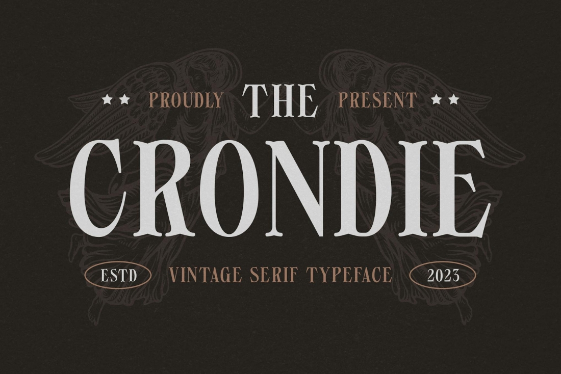 Crondie - Vintage Serif Typeface