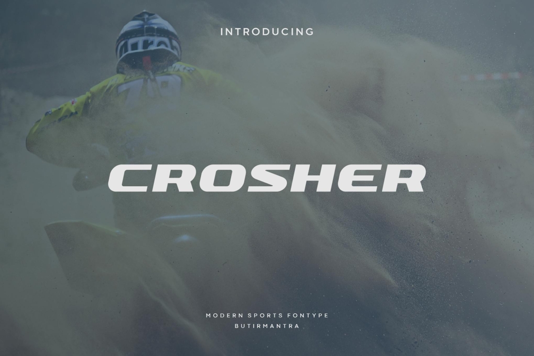 Crosher - Modern Sport Font