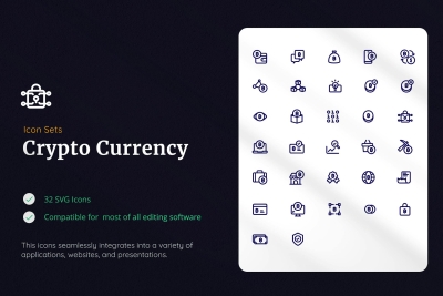 Crypto Currency Icon Sets