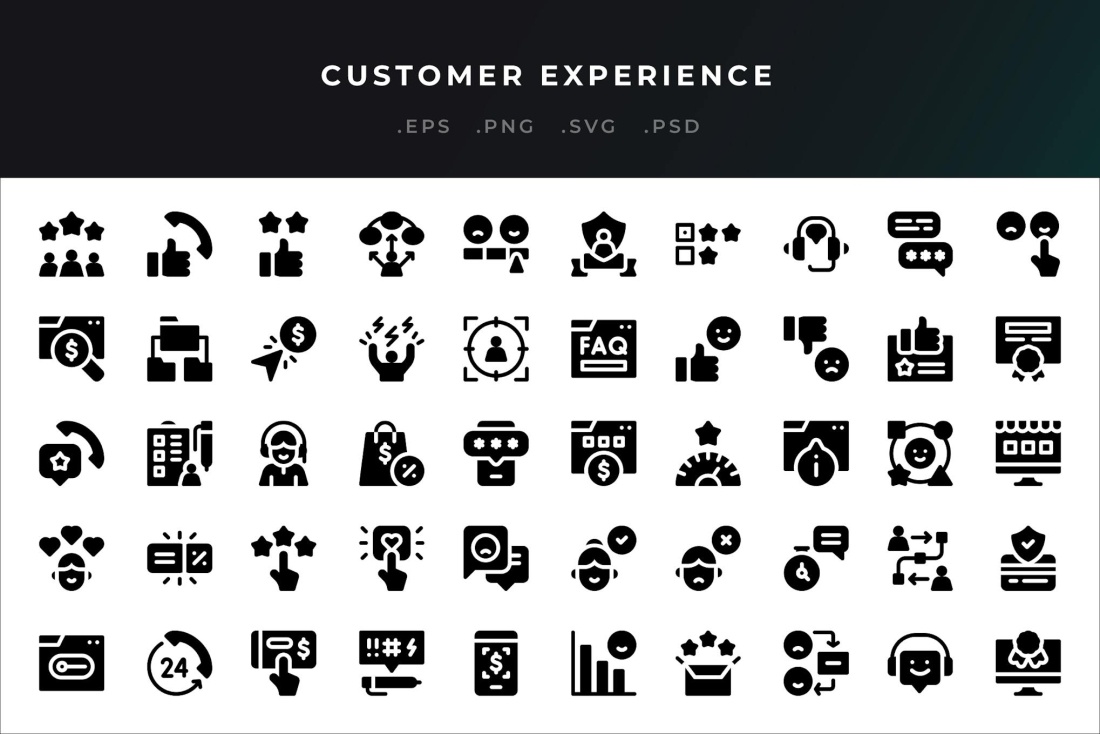 Customer Experience Icons