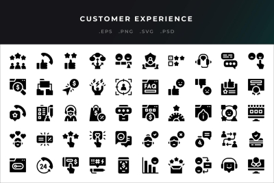 Customer Experience Icons