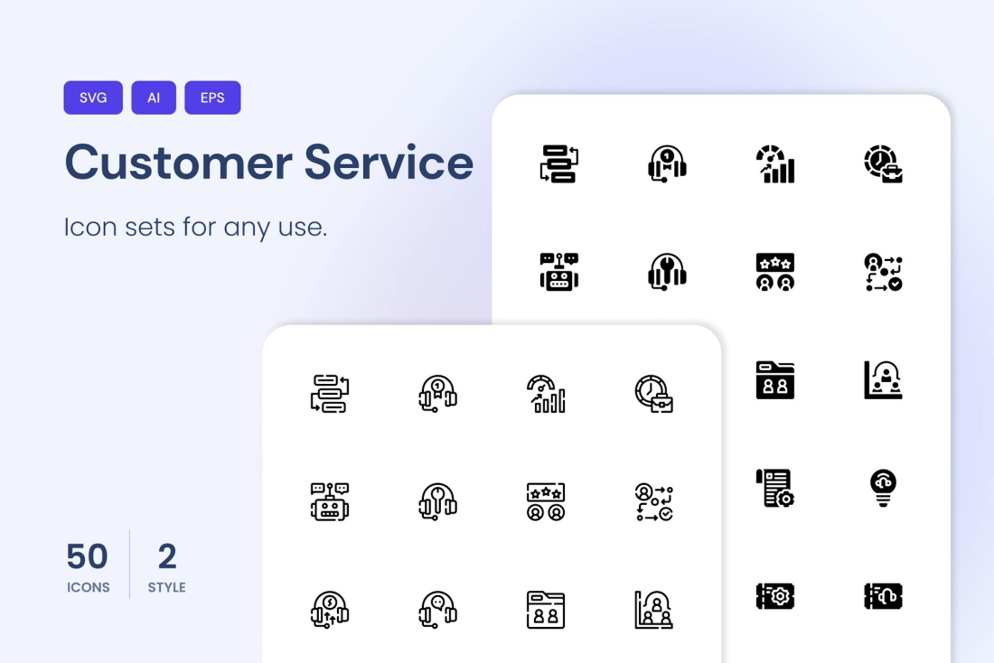Customer Service Icons