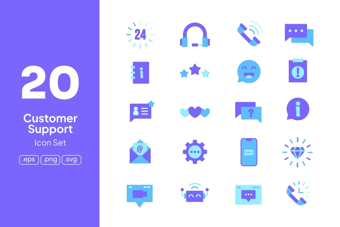 Customer Support Icons