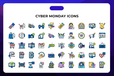 Cyber Monday Icons