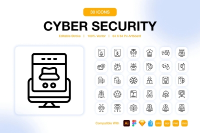 Cyber Security Icons Pack