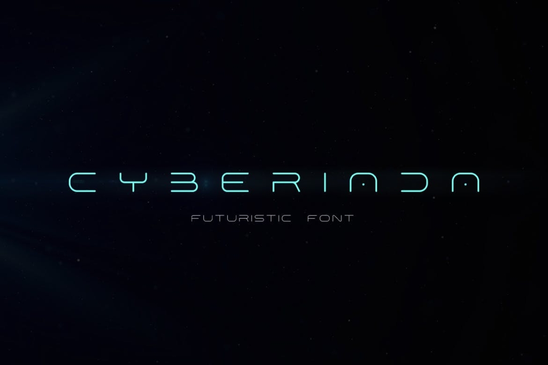 Cyberiada Font Technology Crypto Metaverse Style