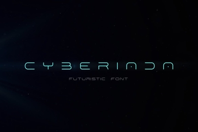 Cyberiada Font Technology Crypto Metaverse Style