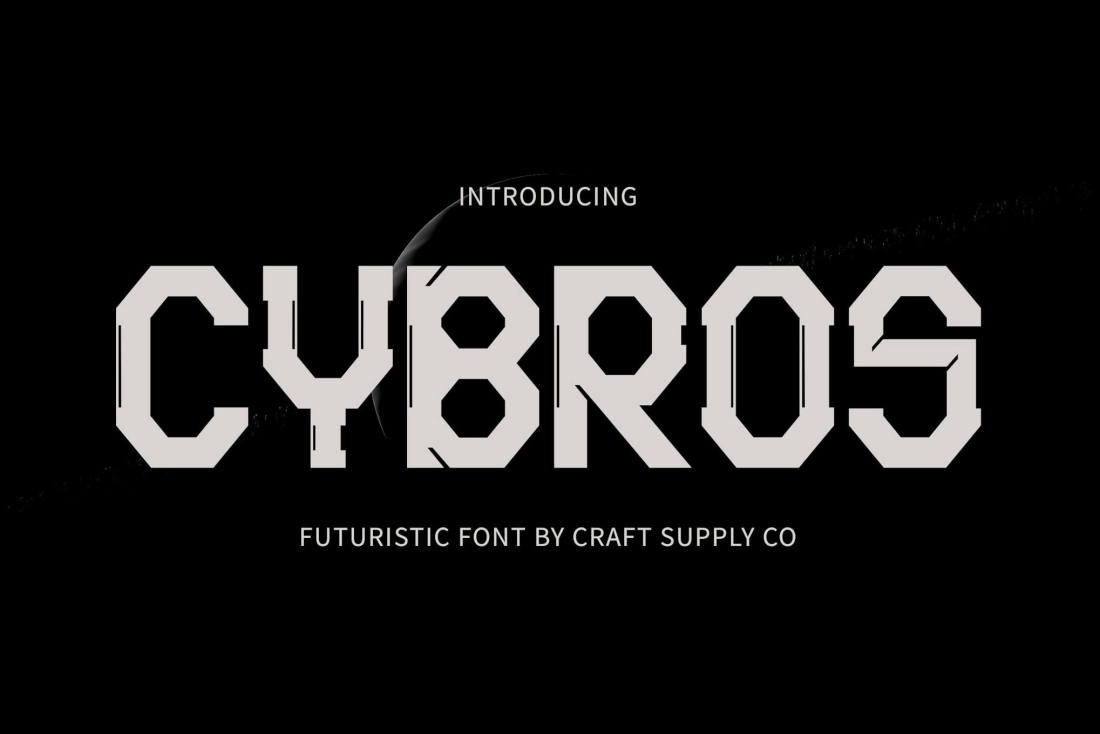 Cybros – Futuristic Typeface