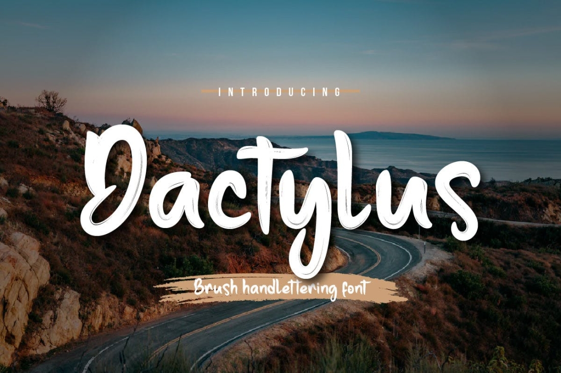 Dactylus - Brush Handwritten Font