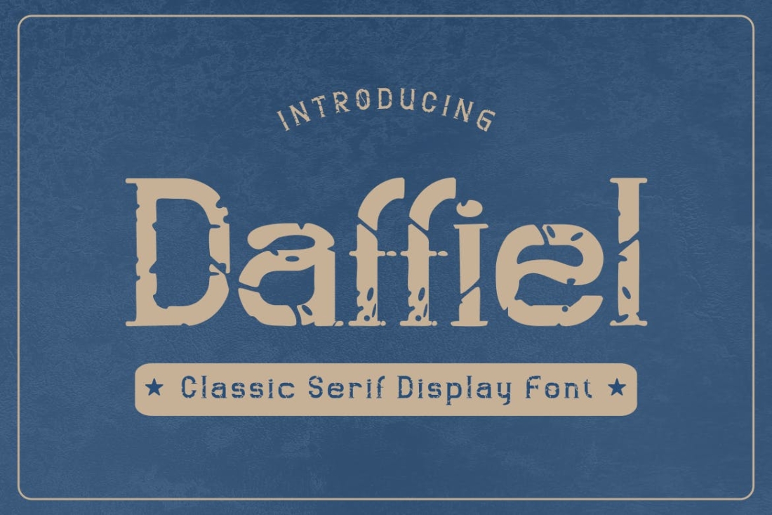 Daffiel  - Classic Serif Display Font