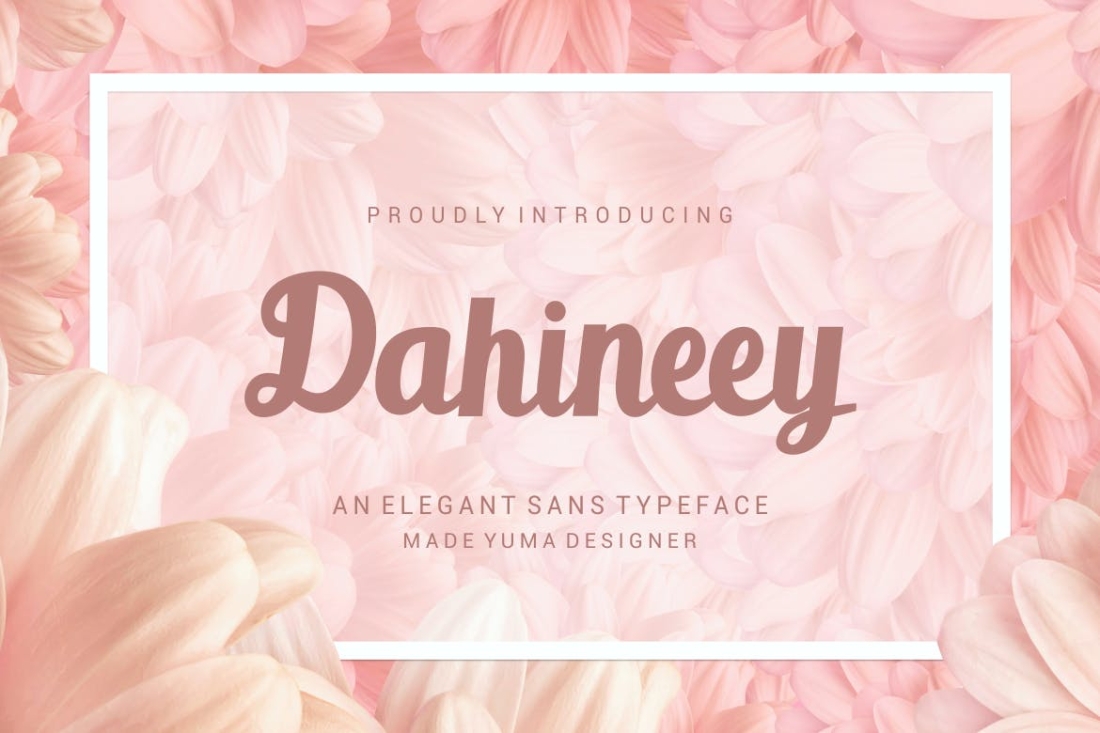 Dahineey Font