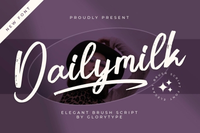 Dailymilk Elegant Brush Script Font