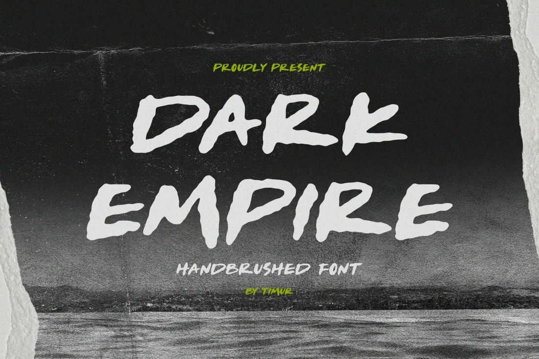 Dark Empire - Handbrushed Font TT