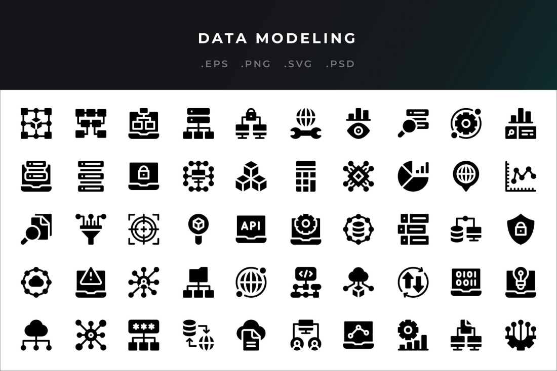 Data Modeling Icons