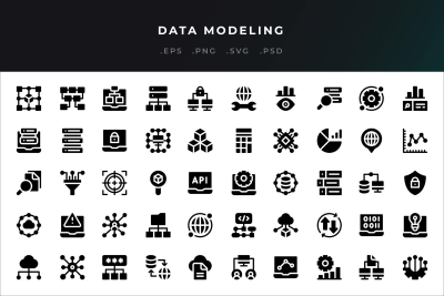 Data Modeling Icons
