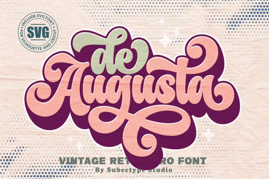 De Augusta - Vintage Retro Font