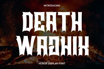 Death Wajhix - Halloween Horror Font