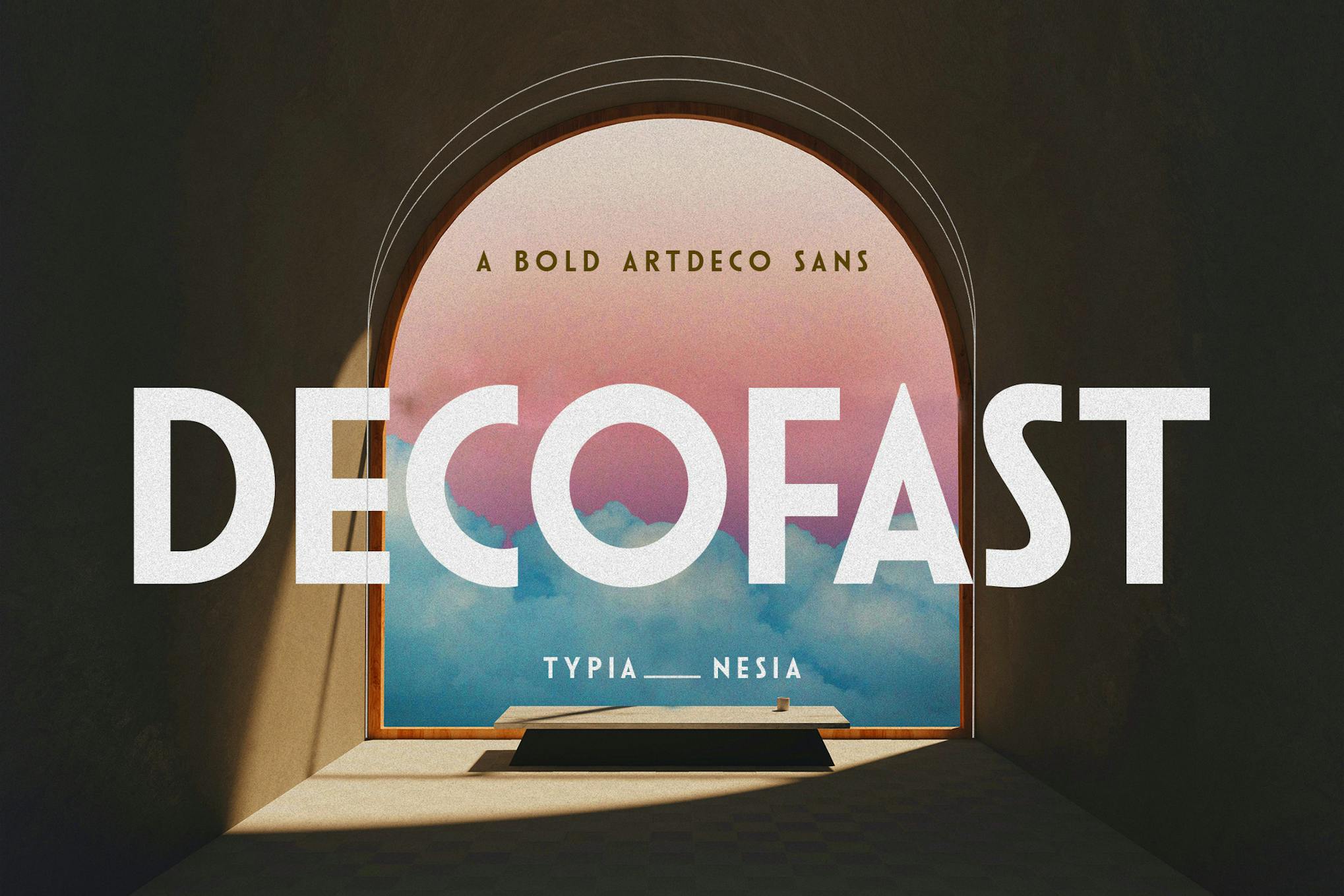 Decofast - Vintage Art Deco Sans Serif Font