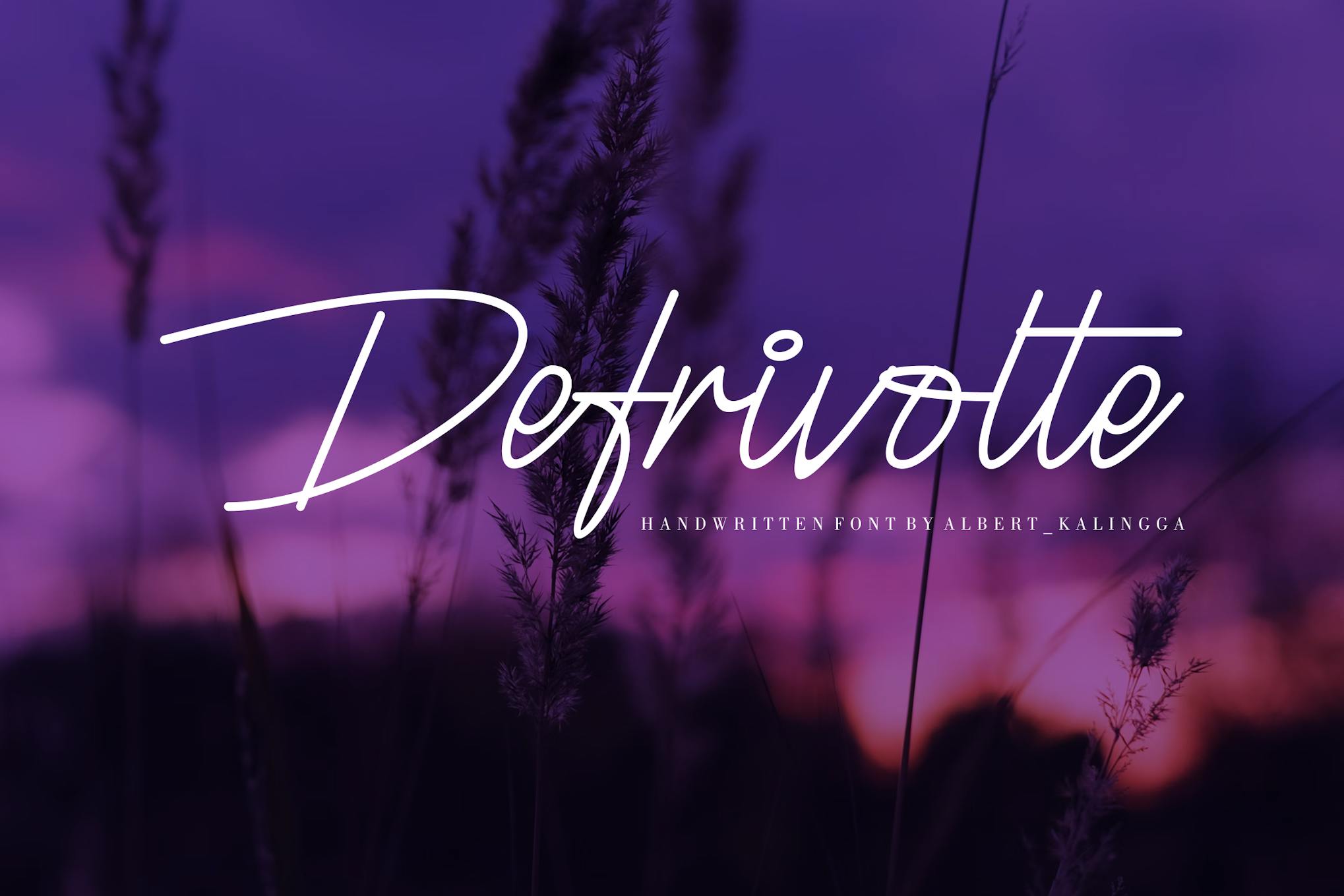 Defrivolte Font