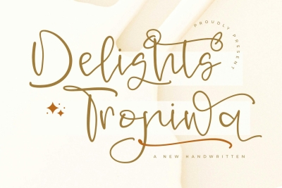 Delishts Tropiwa Handwritten Font