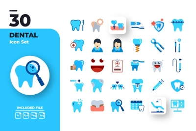 Dental Icons Set