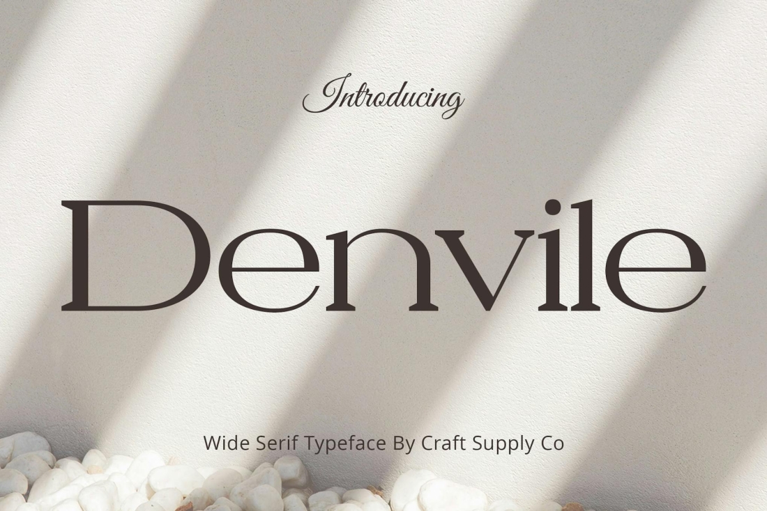 Denvile – Wide Serif