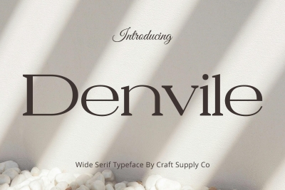 Denvile – Wide Serif