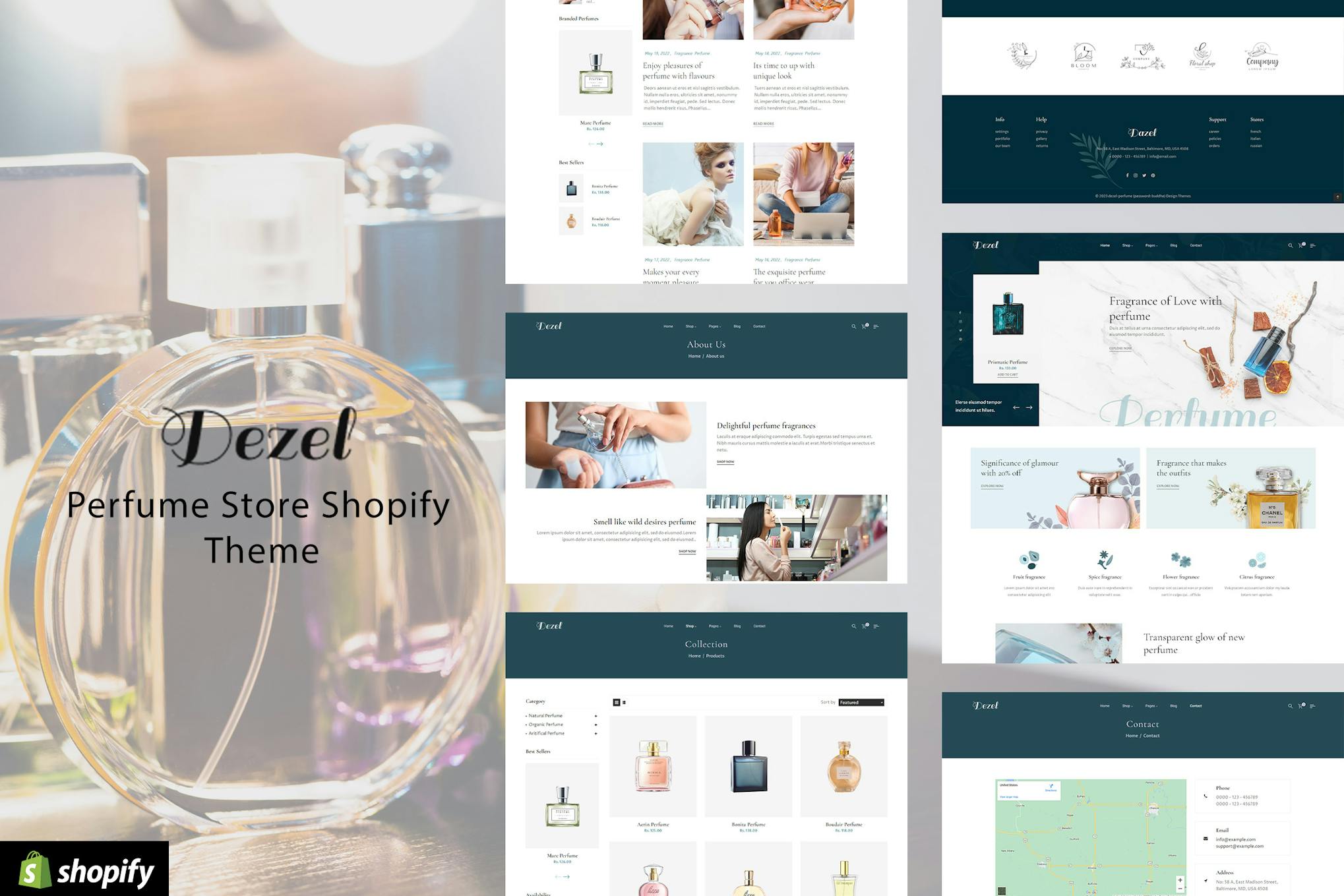 Dezel – Perfume Cosmetics Store Shopify Theme