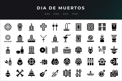 Dia De Muertos Icons