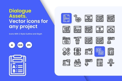 Dialogue Assets Icons