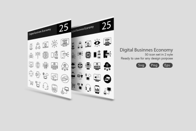 Digital Business Economy icon