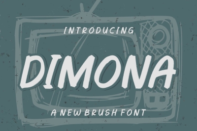 Dimona | Brush Font