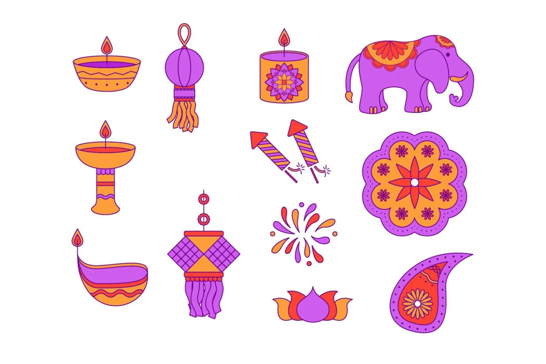 Diwali Icon Set