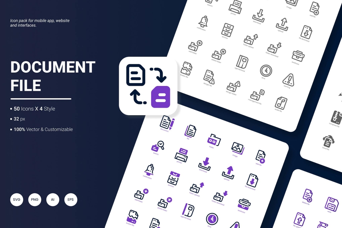 Document File Icon Pack