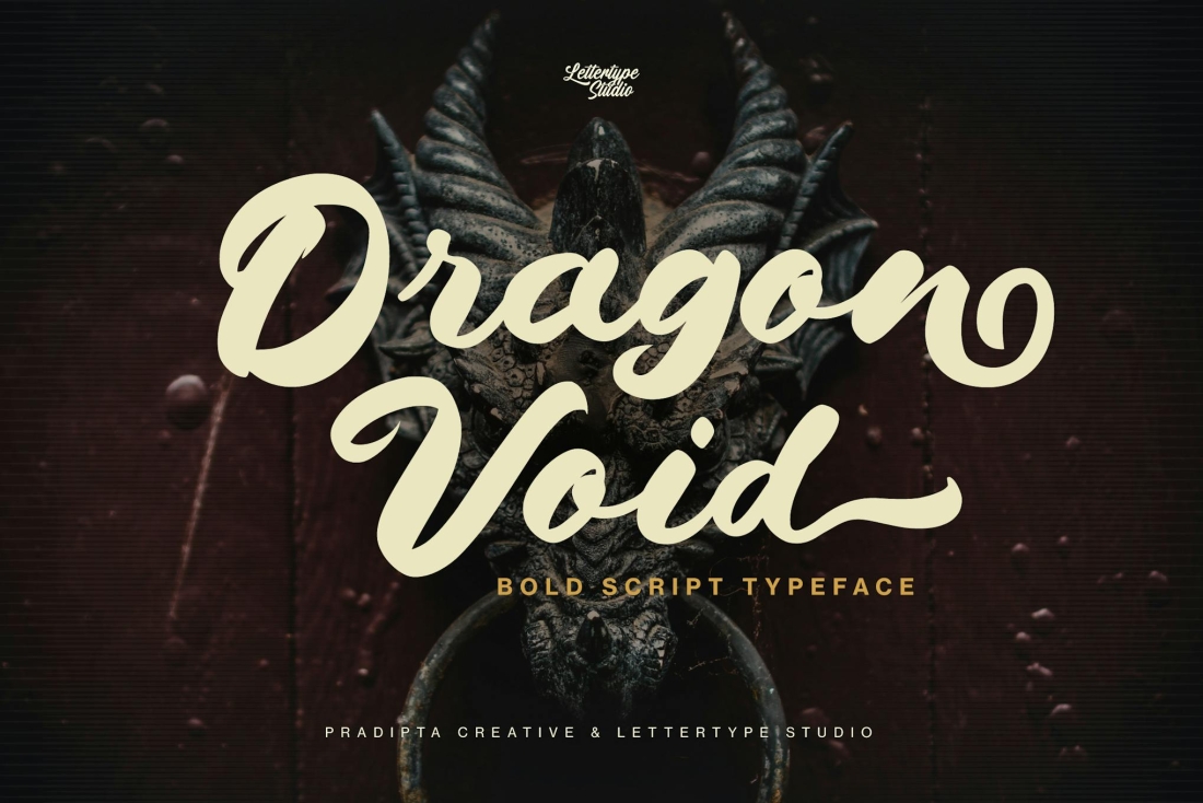 Dragonvoid a Bold & Retro Script