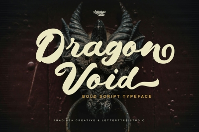 Dragonvoid a Bold & Retro Script