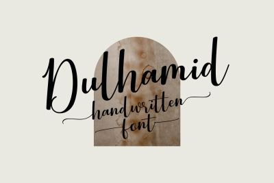 Dulhamid Handwritten Font
