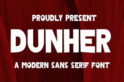 Dunher Sans Serif Font
