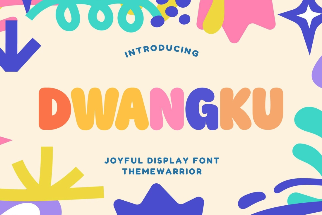 Dwangku - Joyful Display Font