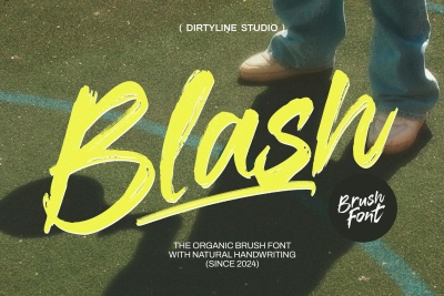 Dx Blash - Brush Font Lettering