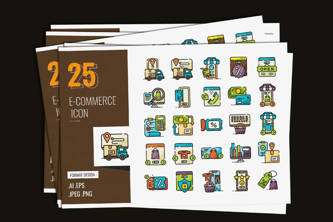 E - Commerce Icon Design Ver. 2