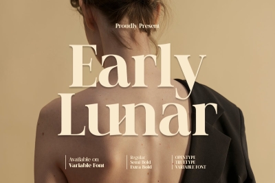 Early Lunar - Display Serif Font