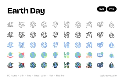 Earth Day Icons