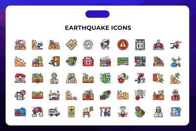 Earthquake Icons