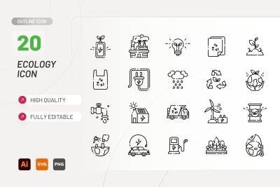 Ecology Line Icon